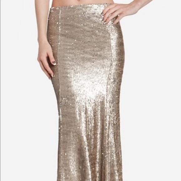 sequin skirt a line